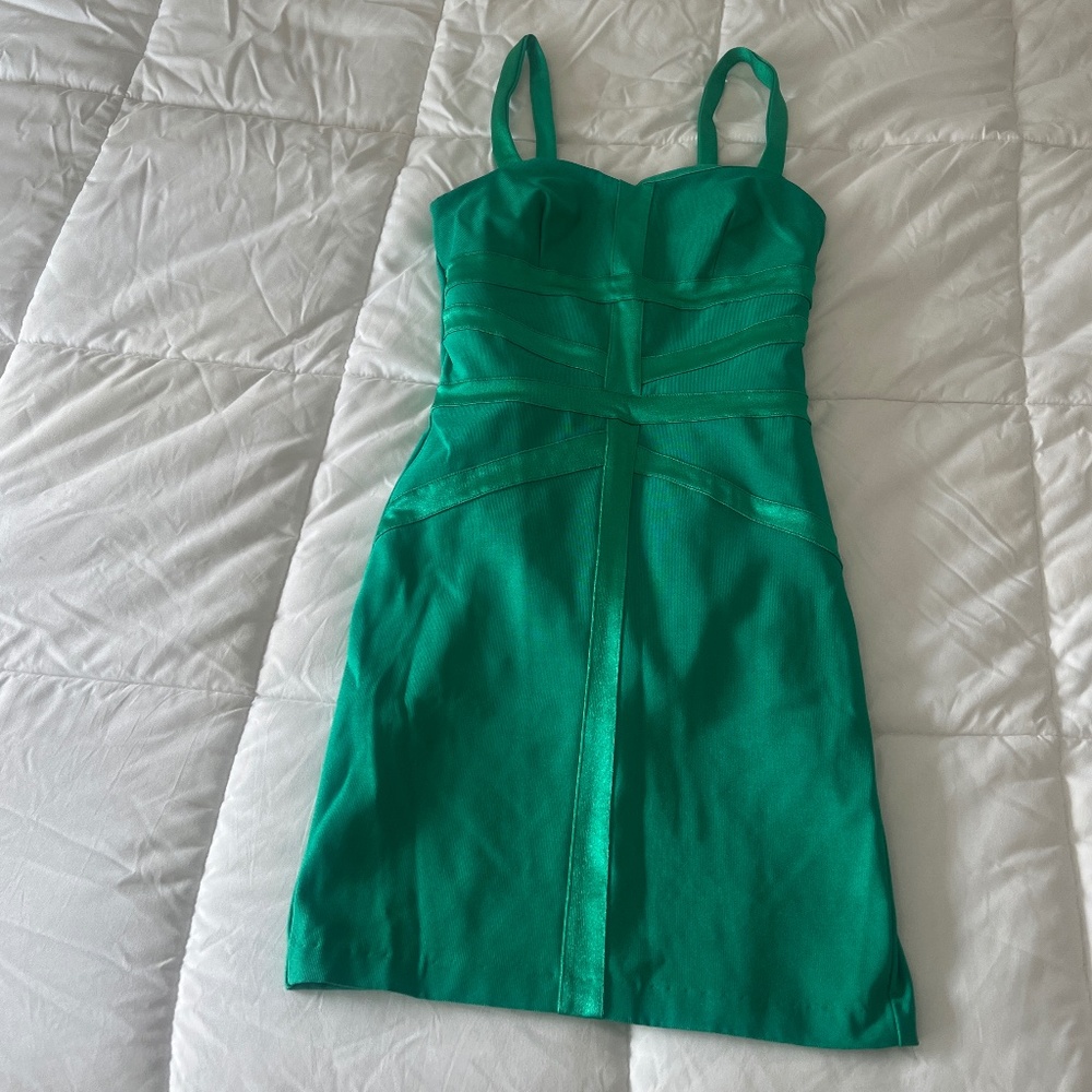 Green Bebe Bodycon dress